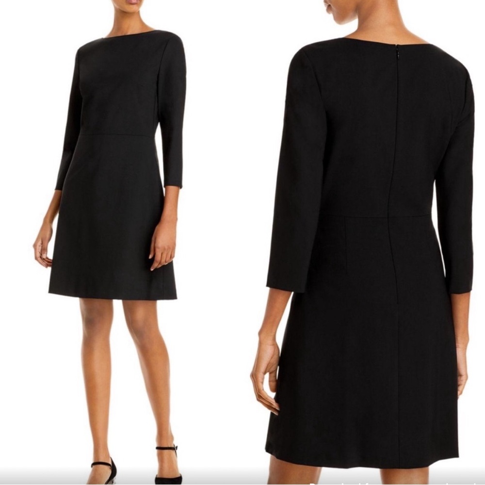 Theory 3/4 sleeve Black Dress size 2